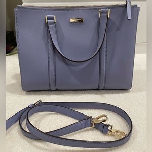 Kate Spade large purple messenger bag